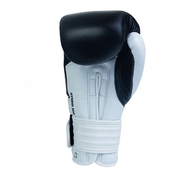 adiH300_2.0 Перчатки боксерские Hybrid 300 2.0 черно-белые (вес 12 унций)