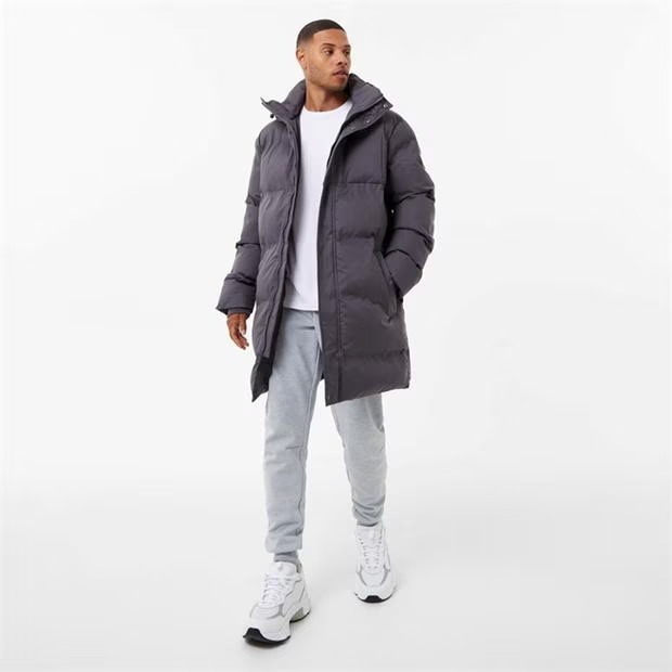 Куртка Everlast Mid Length Puffer Shark Grey