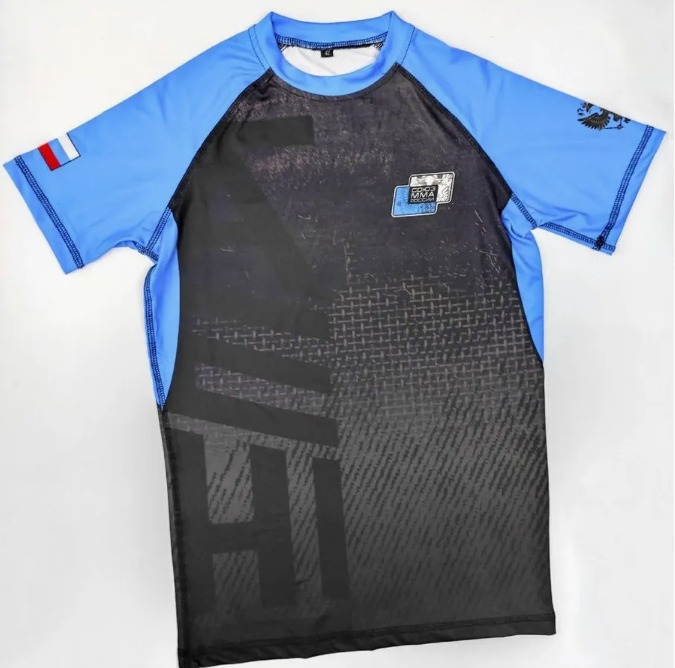 Рашгард с коротким рукавом TFG Союз ММА Blue