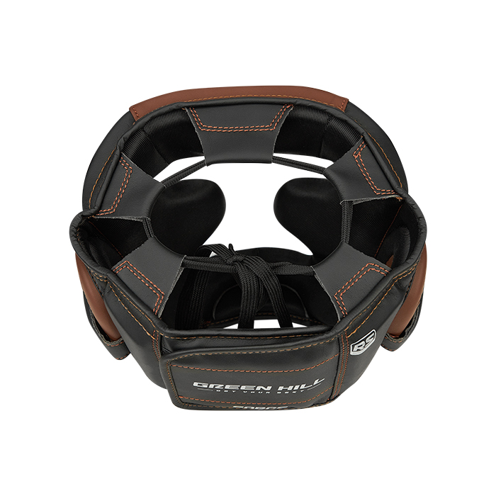 CNHGKF-980 Боксерский шлем Force Full Face KK чёрно-коричневый