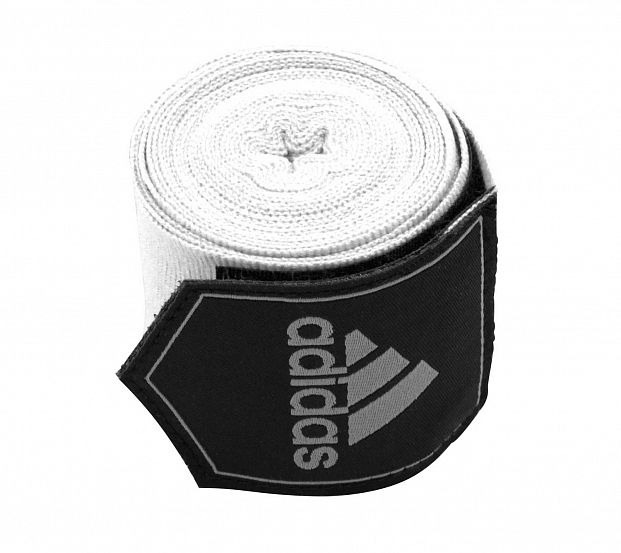adiBP03 Бинт эластичный Boxing Crepe Bandage белый