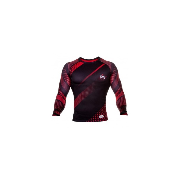 Рашгард Venum Rapid Rashguard Long Sleeves Black/Red размер M
