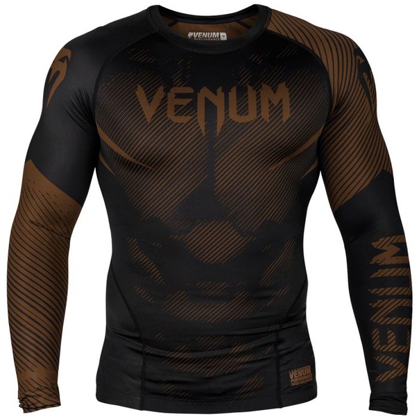 Рашгард Venum-NoGi 2.0 Rashguards Long-Black/Brown размер S