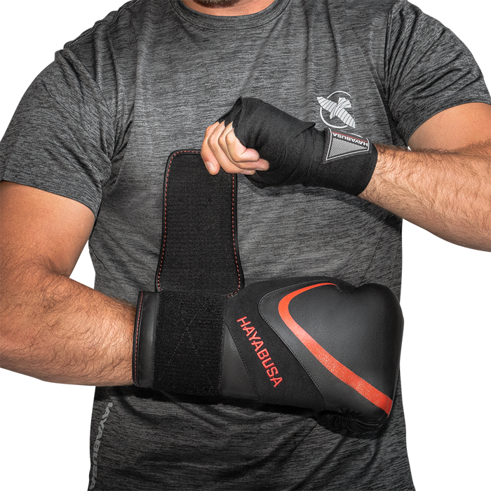 Боксерские перчатки Hayabusa H5 Black/Red