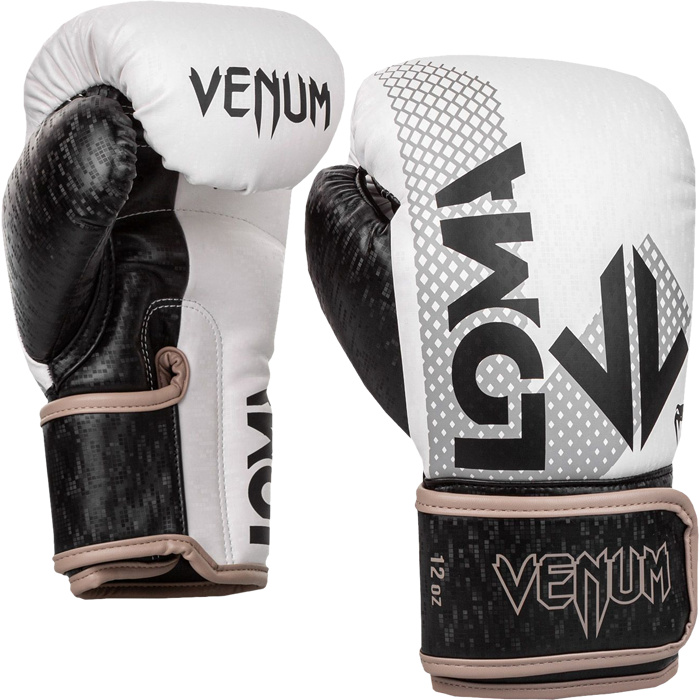 Боксерские перчатки Venum x Loma Arrow Black/White