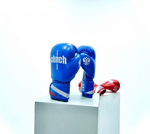 C155 Перчатки боксерские Clinch Olimp Plus синие 