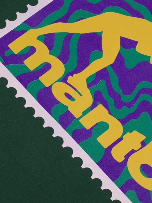 Футболка Manto STAMP 25 pine green