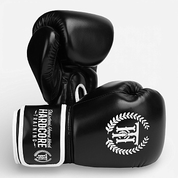 Боксерские перчатки Hardcore Training Base PU Black