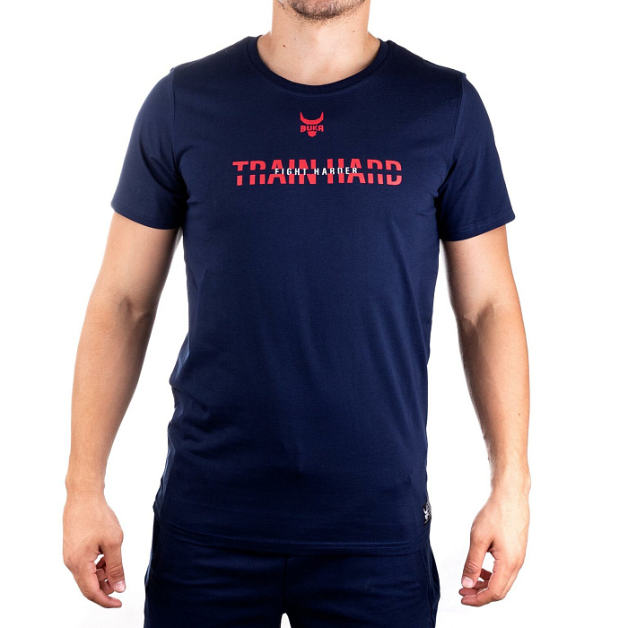 Футболка Buka Train Hard Blue