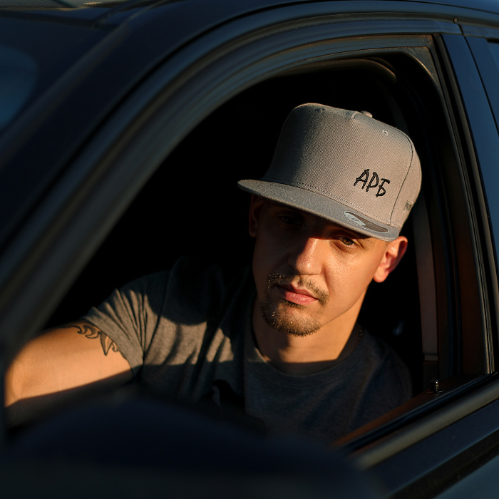 Бейсболка АРБ серая