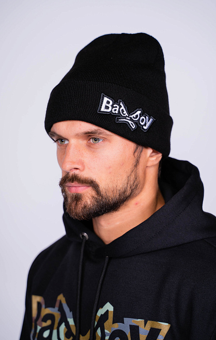 Шапка Bad Boy Retro New white черный