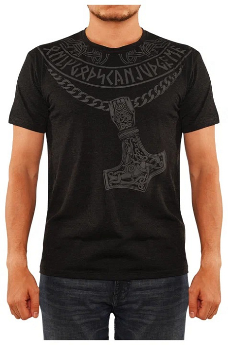 Футболка Hardcore Training Hammer Of Gods Black Melange