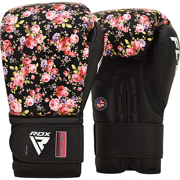 Боксерские перчатки RDX FL5 Floral Black