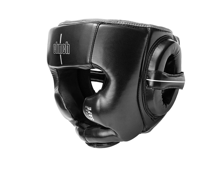 C225 Шлем боксерский Clinch Contender Full Face черно-серый