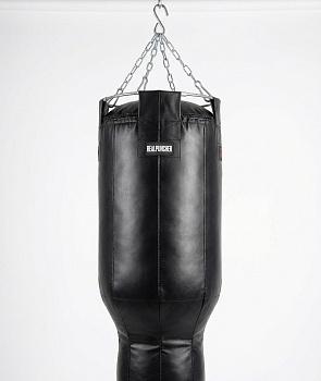 Мешок боксёрский Силуэт 150х45х30 см (тент ПВХ) + подвесное