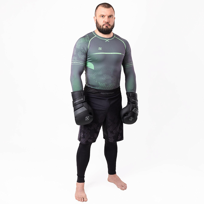 Боевые шорты FIGHTEXPERT Tactical Black Grey