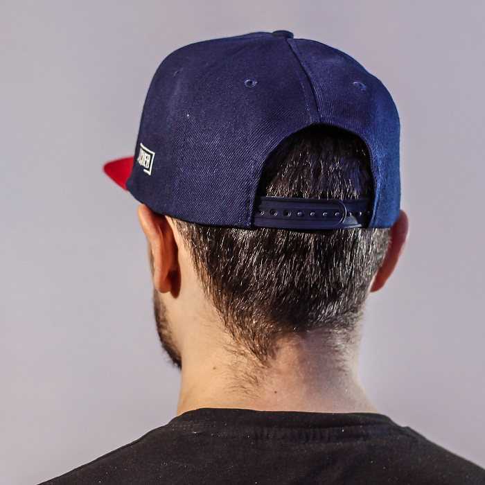 Бейсболка TATARSTAN BOXING, 6 клиньев темно-синие-красный