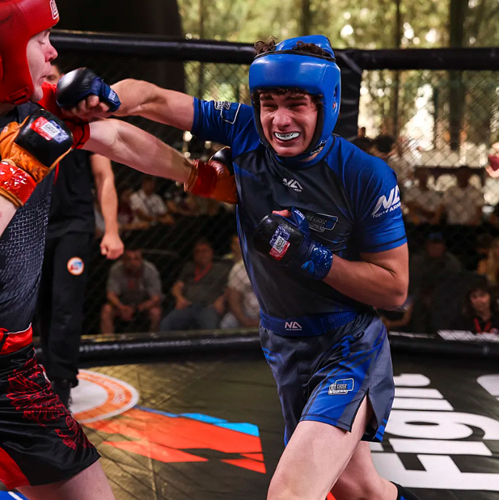 Шорты NEW ARMOR СОЮЗ ММА детские синий