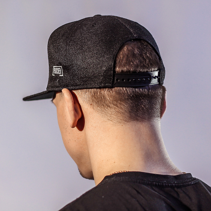 Бейсболка KAZAN BOXING с прямым козырьком, черная