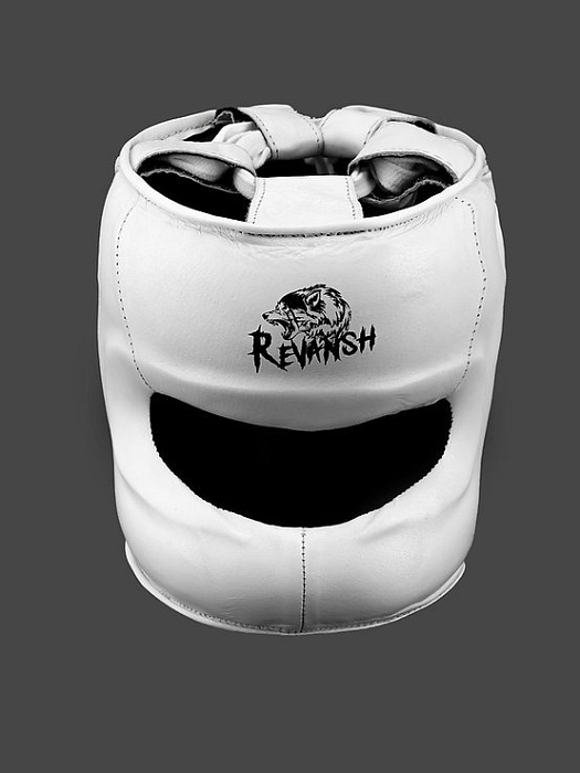 Шлем бамперный, HGD010, кожа, белый