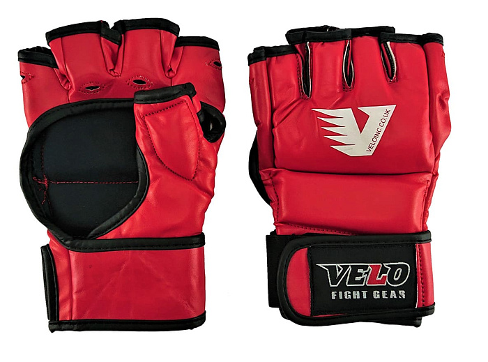 Перчатки MMA VELO, flex, красные, XS