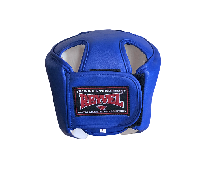 Шлем боксёрский винил синий L