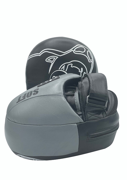 46-34 Kiboshu Ударные лапы SOFT II/Черный с серым/Кожа