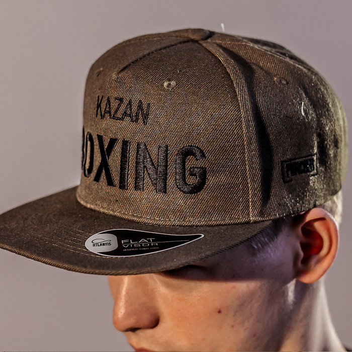 Бейсболка  KAZAN BOXING, 5 клиньев оливковая