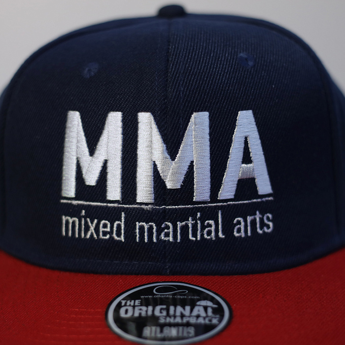 Бейсболка MMA сине-красная