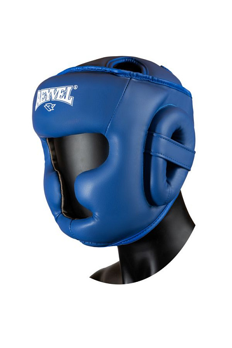 Шлем трен. винил Цветной синий