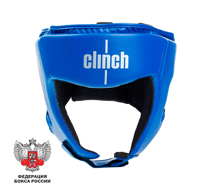 C112 Шлем боксерский Clinch Olimp синий