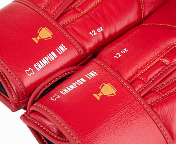C175 Перчатки боксерские Clinch Olimp Premium Champion Line красные