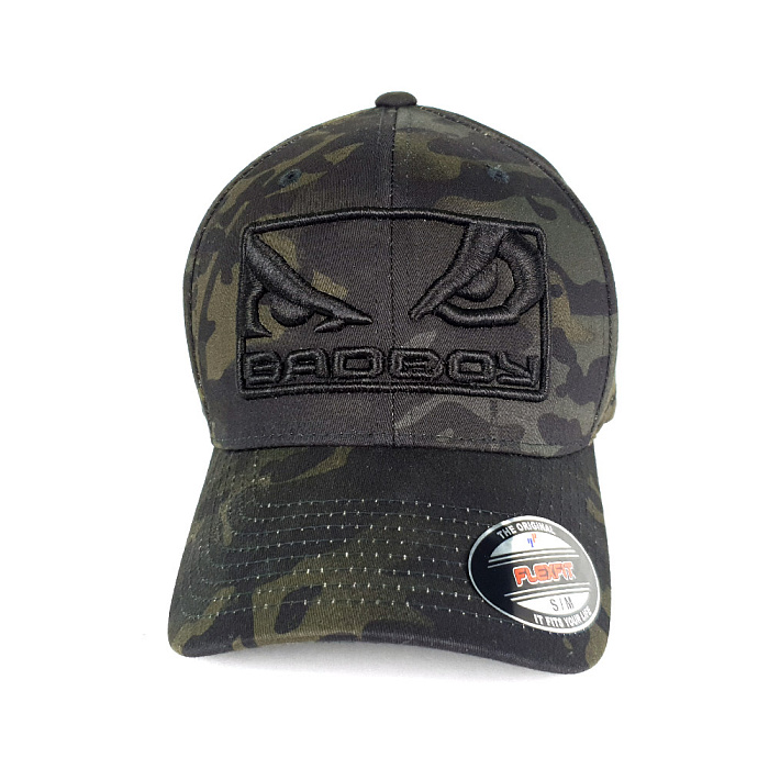 Бейсболка/Кепка Bad Boy Eyes Black Camo