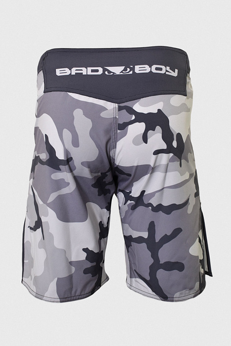 Шорты ММА Bad Boy Soldier серый камуфляж