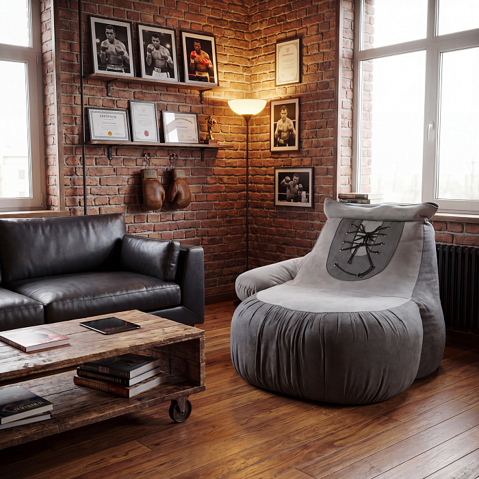 Пуфик в виде боксерской перчатки (под заказ)