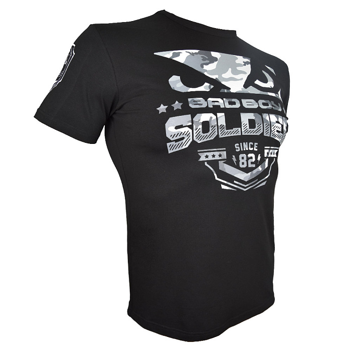 Футболка подростковая Bad Boy Soldier oversize черная