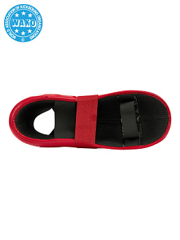KBSP-3076w Кикбоксерские футы PANTHER WAKO Approved красные