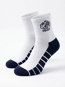 ISL0160 Имера "MMA" Спортивные Мужские носки бел. т. синий