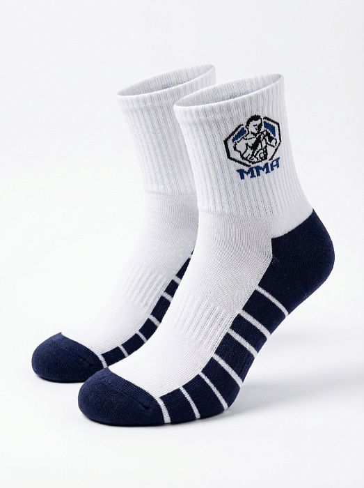 ISL0160 Имера "MMA" Спортивные Мужские носки бел. т. синий