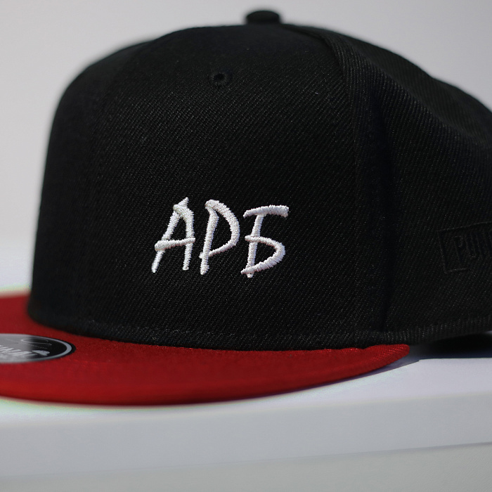 Бейсболка АРБ черно-красная