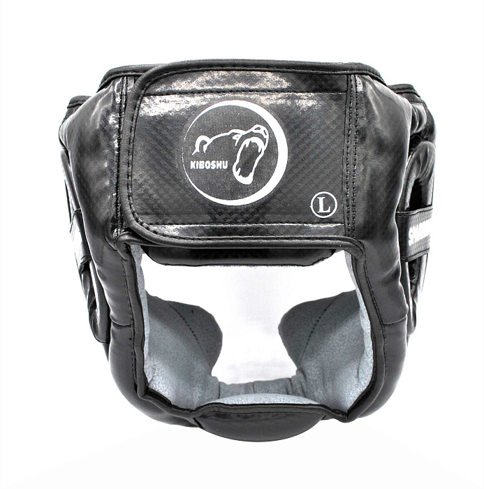 31-14BK Kiboshu Шлем Sparring Kick-Черный-Кожа-Зам