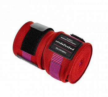 C240 Бинты боксерские Clinch Boxing Hand Wrap Undefeated бордовые