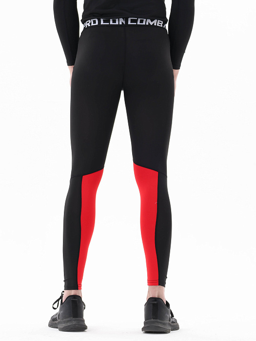 Компрессионные штаны Puncher 2.0 black-red