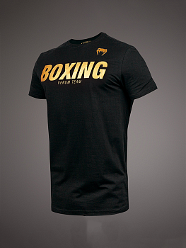Футболка VENUM BOXING VT черн/золот.