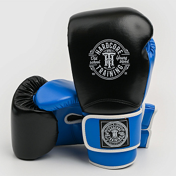 Боксерские перчатки Hardcore Training HardLea Black/Blue 
