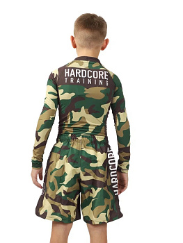 Детский рашгард Hardcore Training Forest Camo