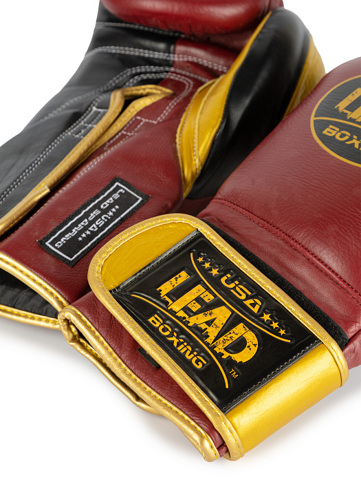 Спаринговочные перчатки Elite Soft Gloves (Maroon Gold)
