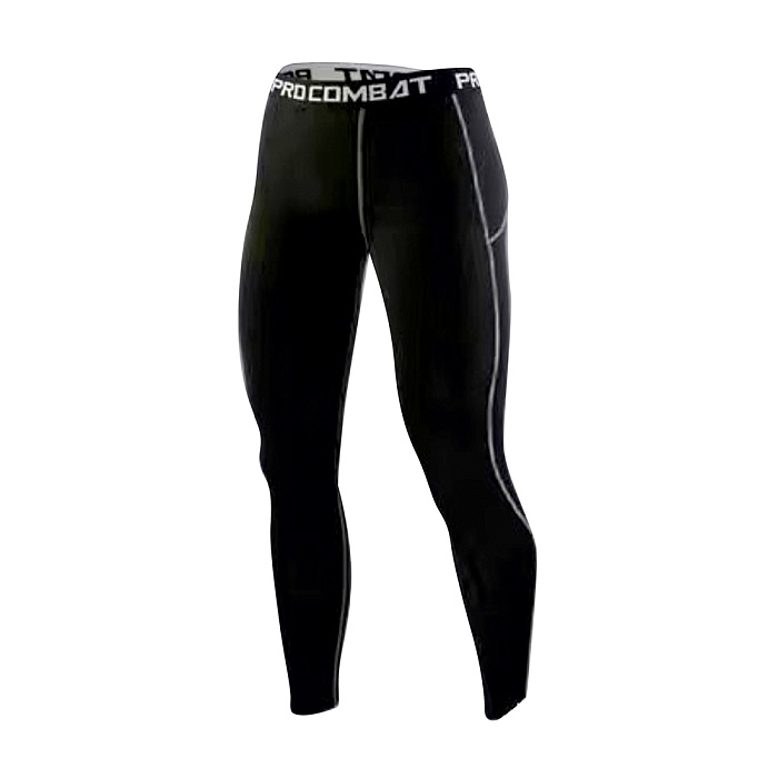 Компрессионые штаны Puncher Kids Black White Pro Combat