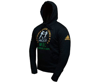 adiWBCH01 Толстовка с капюшоном (Худи) Hoody Boxing WBC Champion Of Hope черная 