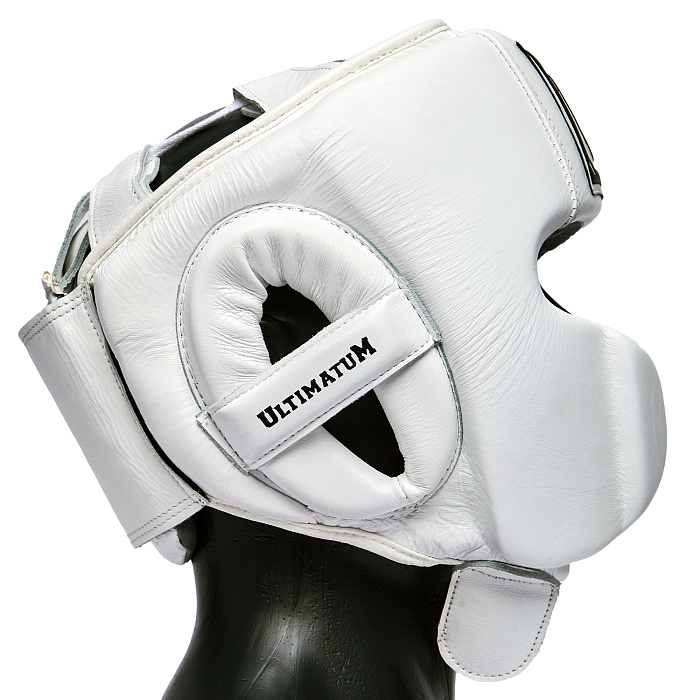 Шлем мексиканского стиля одноразмерный Ultimatum Boxing Gen3Mex WhiteForce